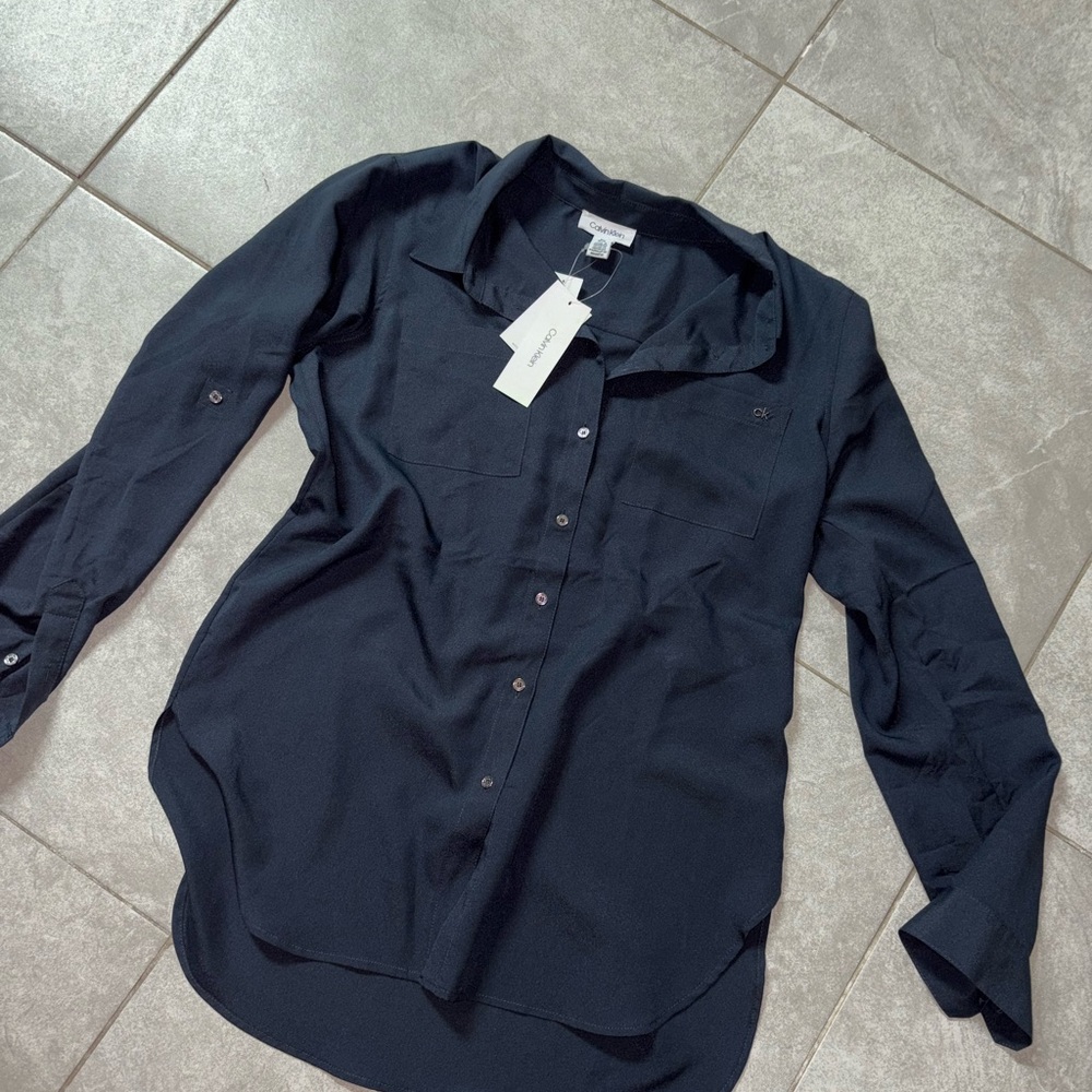 Gray button -Up Shirt